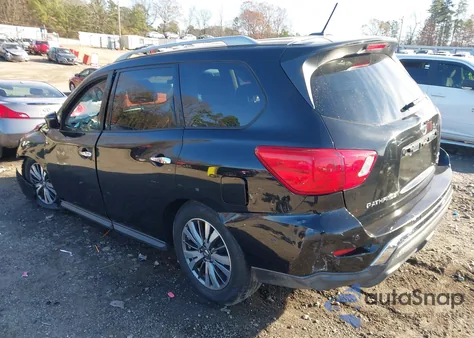 2017 Nissan Pathfinder Sv z USA, uszkodzony, nr VIN 5N1DR2MMXHC681435